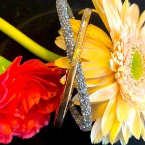 Lesa Michele❣️designer cuff with Swarovski crystal